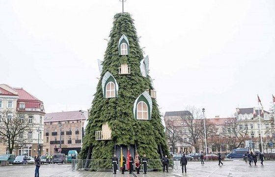 В эту субботу в Вильнюсе зажгут рождественскую елку