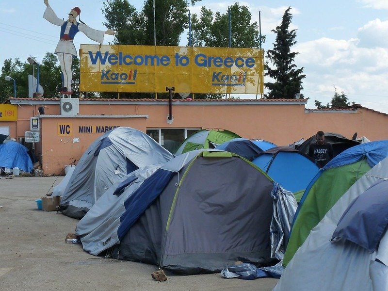 Лагерь беженцев в Греции, 2016 год. Фото: Flickr