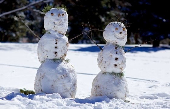 Мэр Риги пригласил жителей столицы лепить армию снеговиков