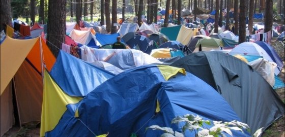 Палаточный лагерь для беженцев откроют в Швеции