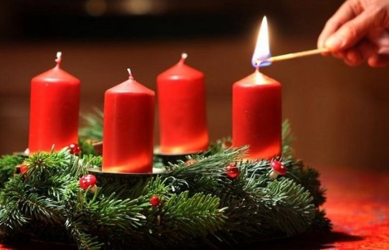 В Эстонии зажгут первую свечу Адвента