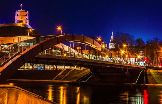 На набережной реки Нерис в Вильнюсе пройдет световое шоу