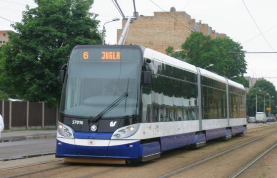 В Риге появилась новая трамвайная остановка