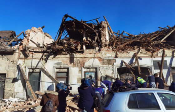 В Хорватии произошло землетрясение магнитудой 6,4 (ВИДЕО)