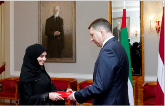 Президент: посольство ОАЭ в Латвии откроет новые возможности