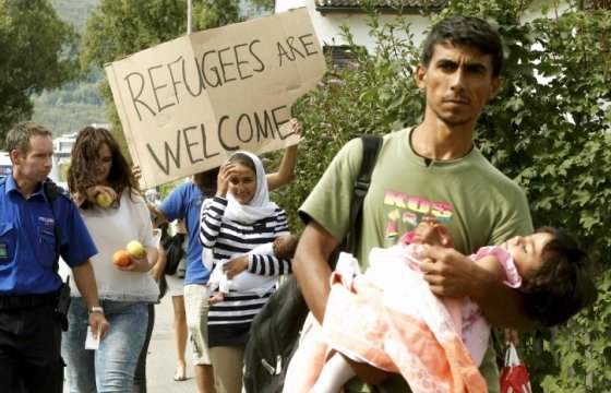 В Латвию прибудет группа беженцев из 20-30 человек
