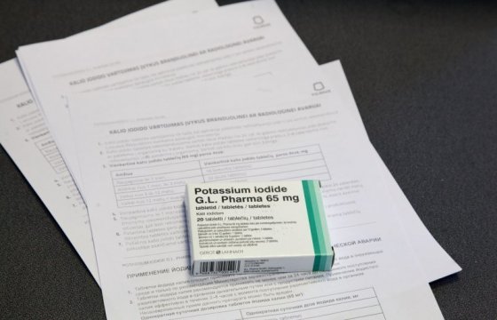 В Вильнюсе продлят срок выдачи таблеток йода