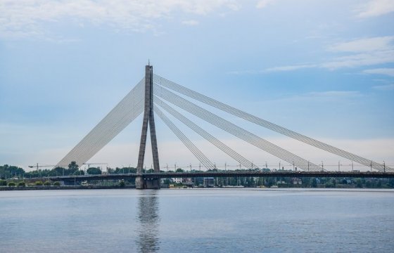 На Вантовом мосту в Риге закроют движение из-за съемок фильма
