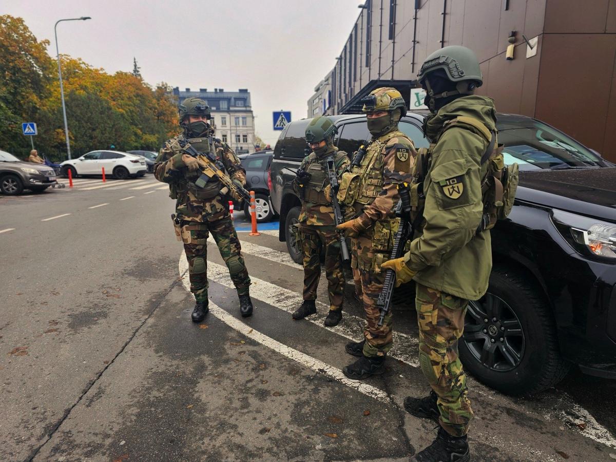 Учения «Vyčio skliautas 2025» в Вильнюсе, 2025 год. Фото: Lietuvos šaulių sąjungos Karaliaus Mindaugo šaulių 10-oji rinktinė