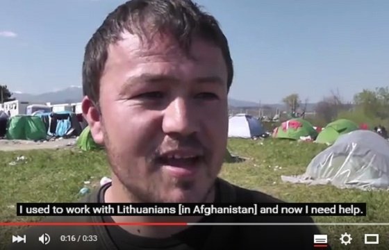 Беженец записал видеообращение к Грибаускайте, в котором попросился в Литву