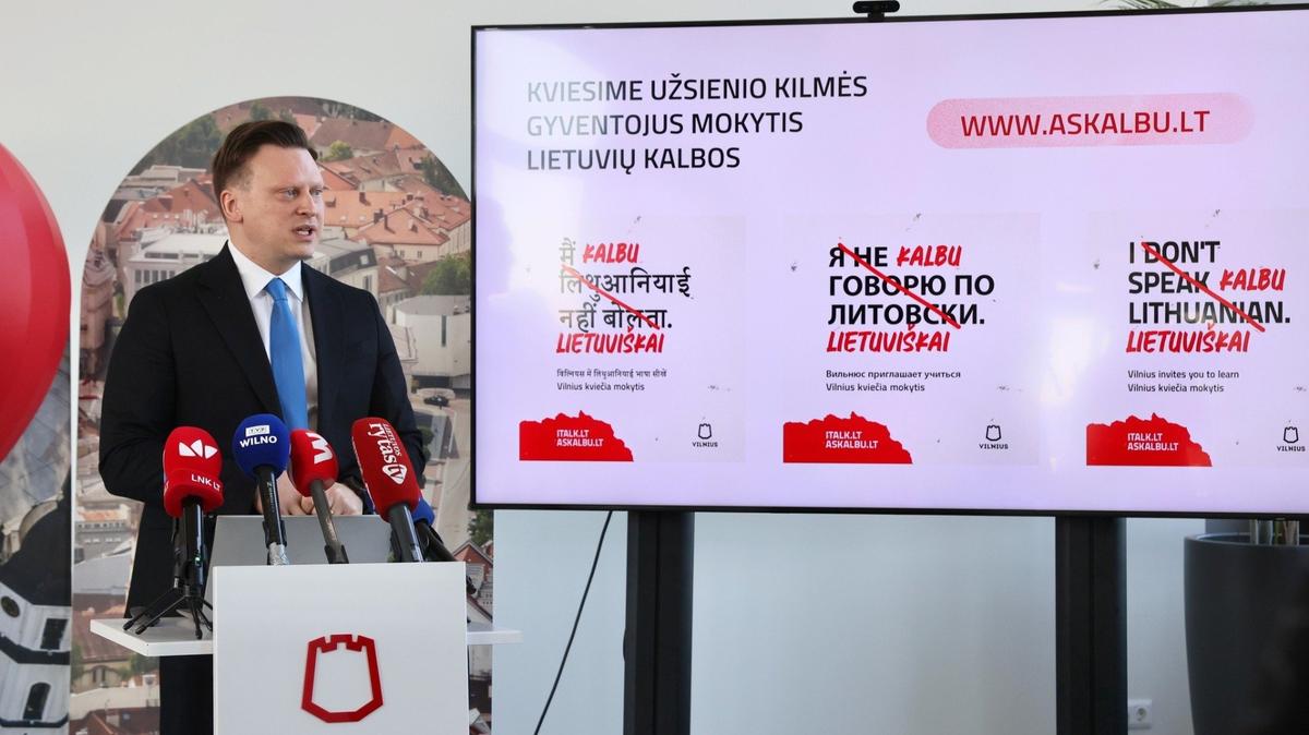 Мэр Вильнюса призвал связать выдачу временных видов на жительство со знанием языка на уровне A2 после 3 лет проживания