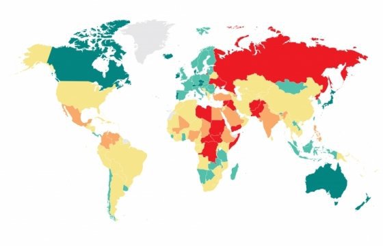 Страны Балтии не потеряли свои позиции в глобальном индексе мира
