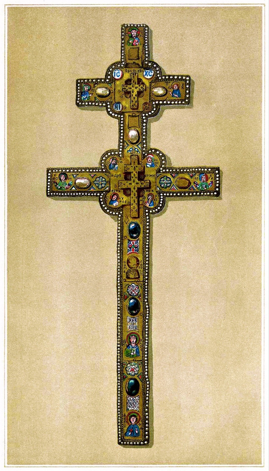 Изображение креста из издания «Белоруссия и Литва», 1889