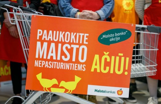 В Литве собирают продукты для нуждающихся