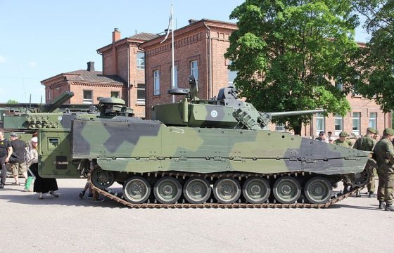 Эстония получила боевые машины CV90