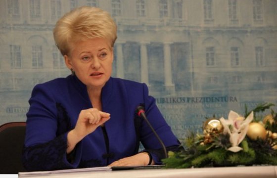 Президент Литвы поздравила педагогов с днем учителя