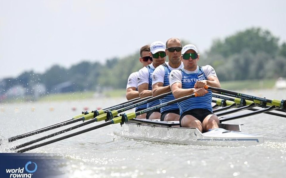 Эстонская мужская четверка парная. Автор: World Rowing