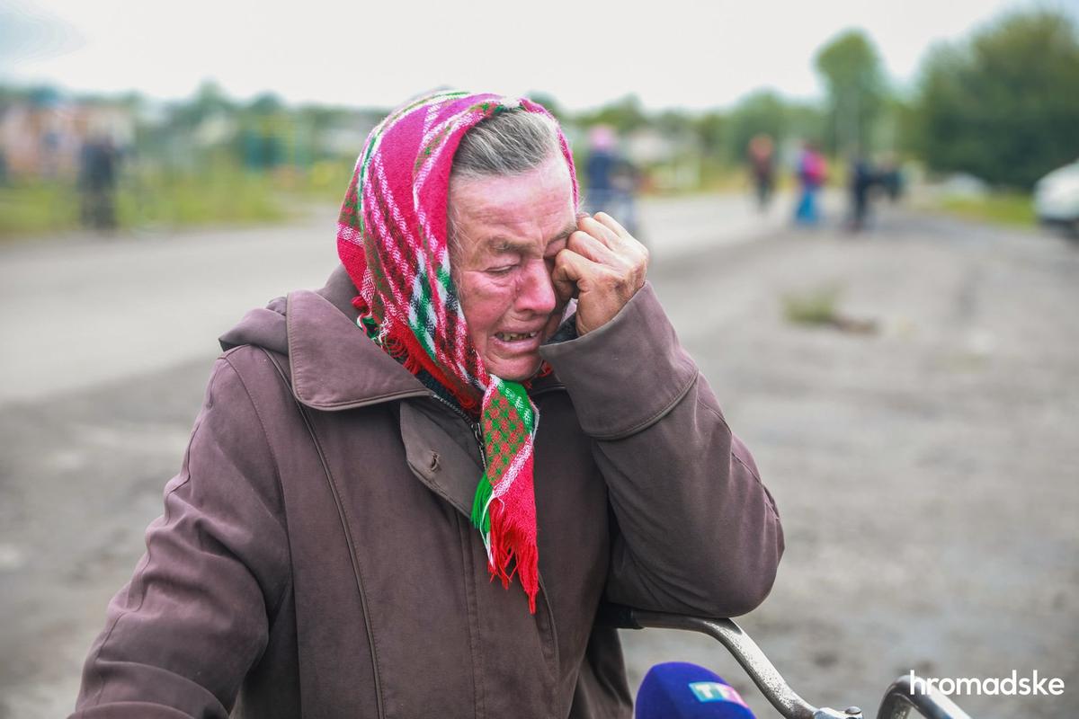 72-летняя Надежда, жительница Вербовки. Фото: Александр Хоменко / hromadske