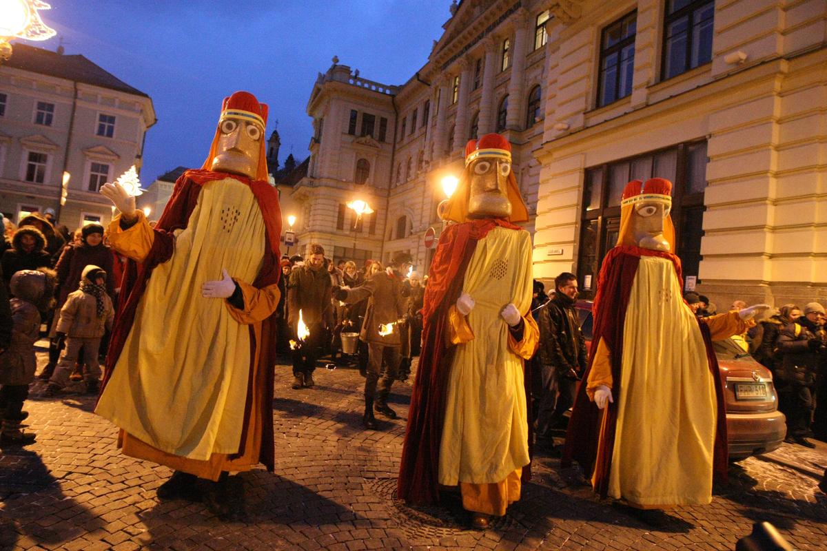 Шествие «Трех Королей» в Вильнюсе. Фото: BNS