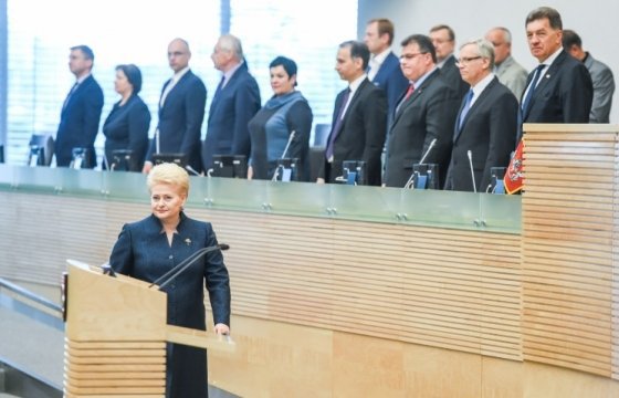 Президент Литвы выступила с обличительной речью в адрес госпредприятий