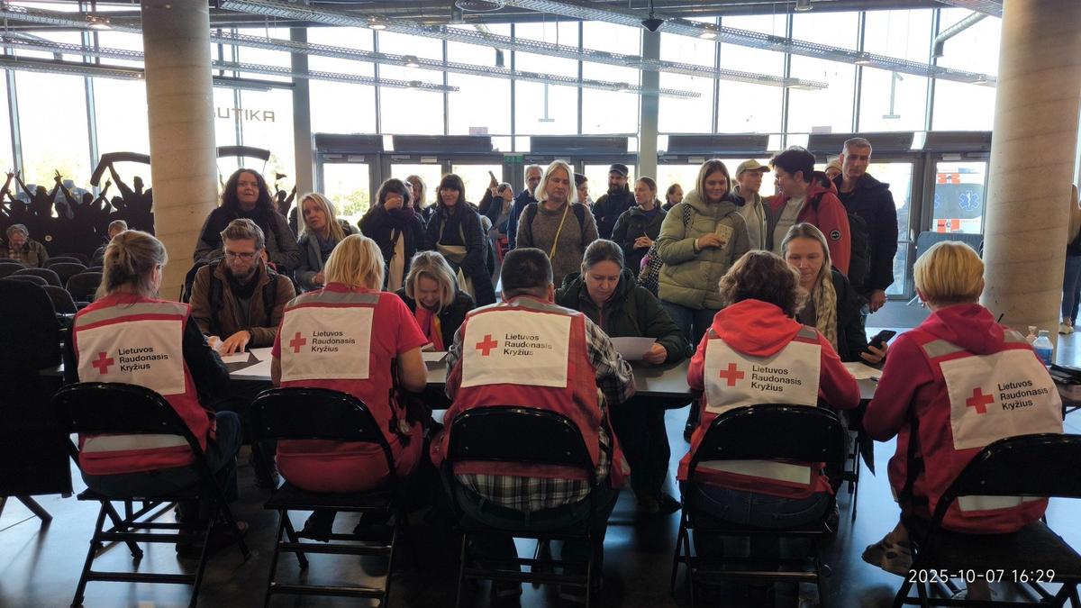 Учения, включающие в себя эвакуацию, прошли в октябре 2025 года. Фото: PKŽNS