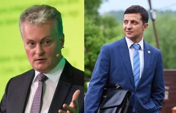 Президент Литвы поздравил Зеленского с победой его партии на парламентских выборах