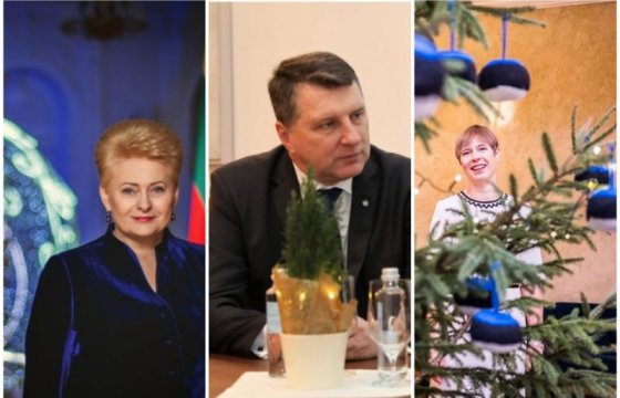 Президенты стран Балтии поздравили жителей с Новым годом