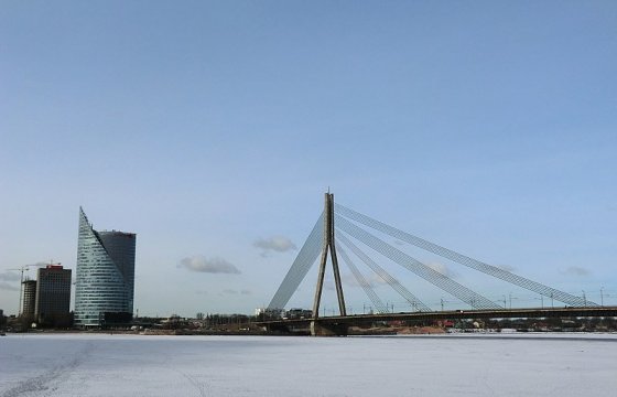 В Риге разрушается Вантовый мост