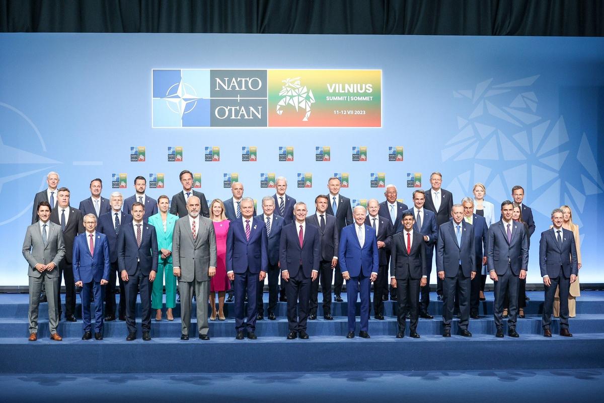 Мировые лидеры на саммите НАТО в Вильнюсе/BNS