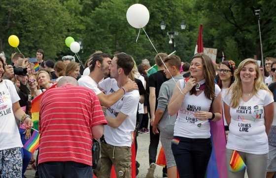 В Вильнюсе прошло шествие ЛГБТ (ФОТОРЕПОРТАЖ)