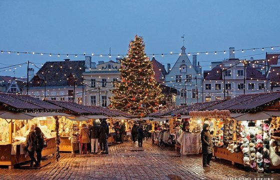 На Ратушной площади в Таллине откроется рождественский рынок
