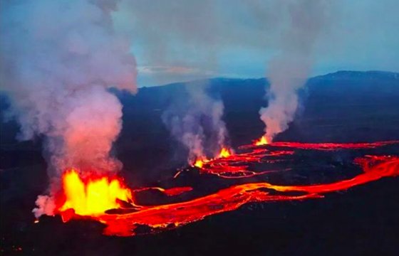 В Исландии проснулся вулкан Фаградальсфьядль (ВИДЕО)