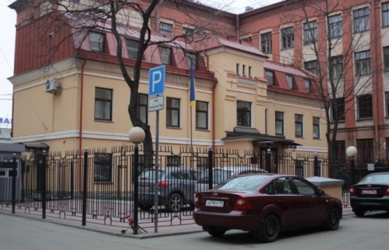 Активисты «Другой России» забросали костями украинское консульство в Петербурге