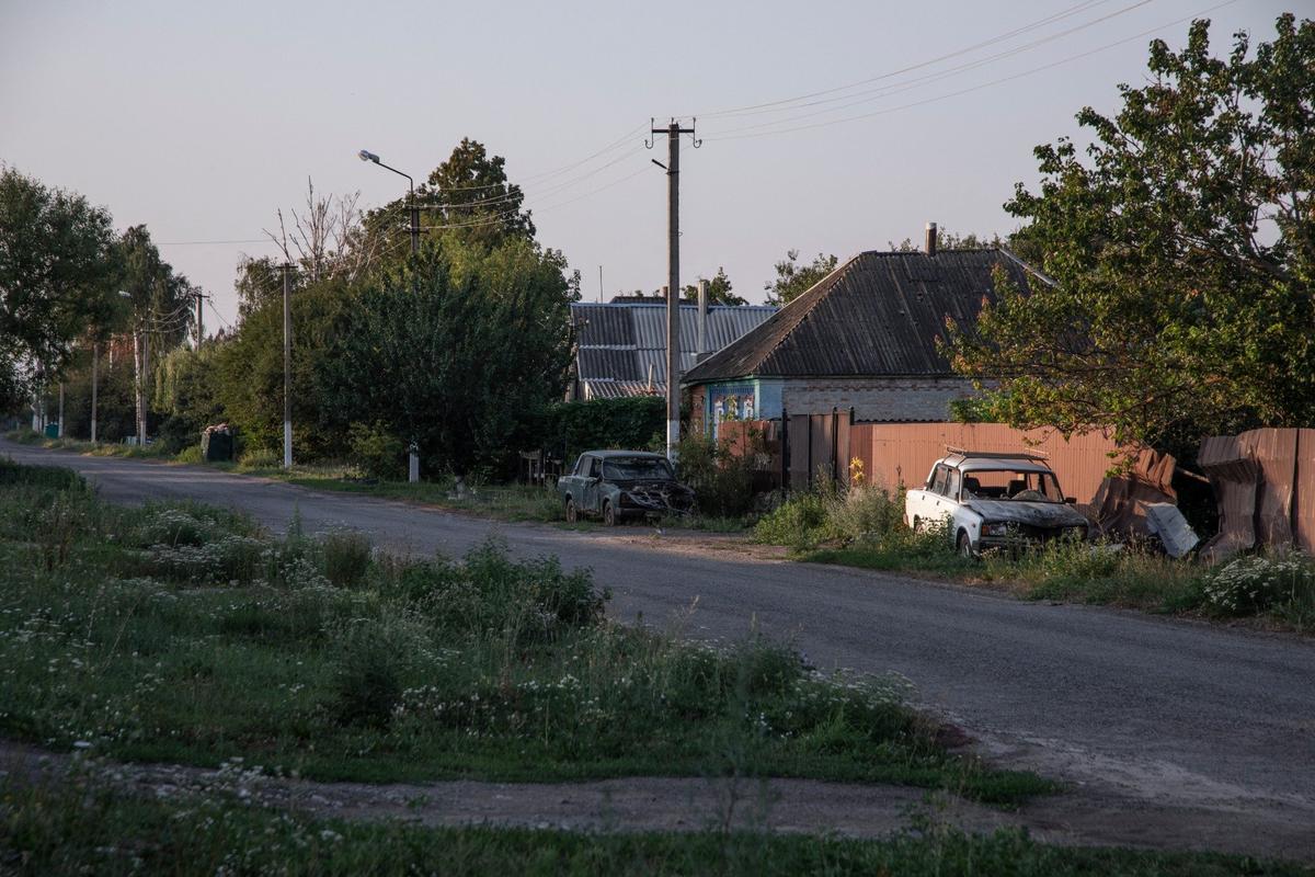 Село Безымено, улица Октябрьская/Фото Анатолия Ольшанского