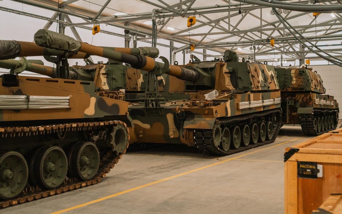 артиллерийские установки K9 «Гром»/Государственный центр оборонных инвестиций Эстонии