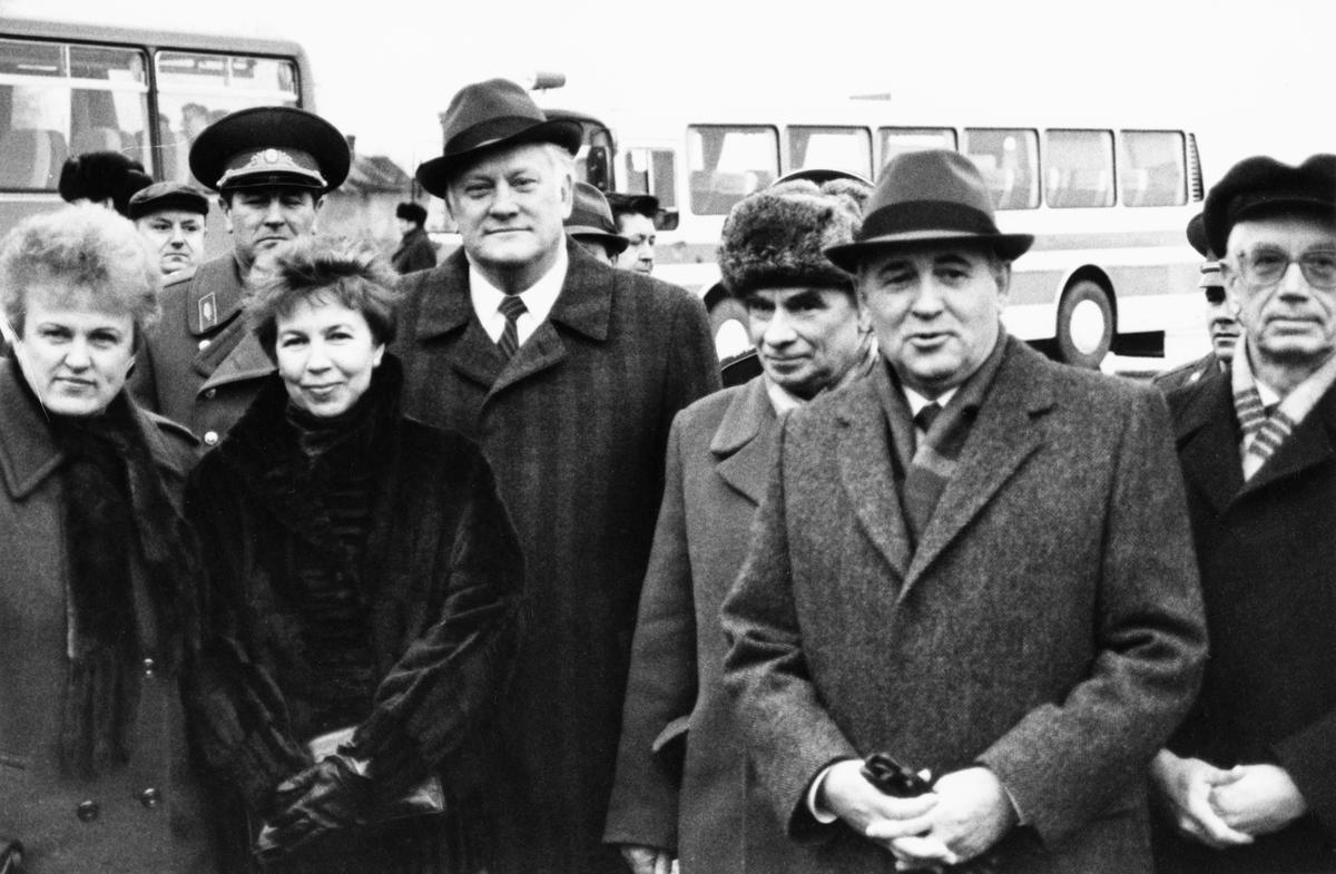 Визит Горбачева в Литву. Фото: Lithuanian Central State Archives