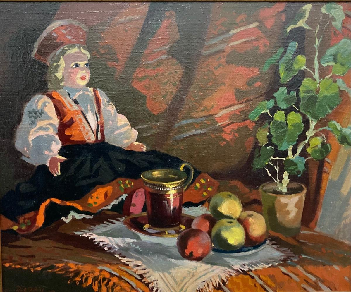 Джемма Скулме. «Девочка в народном костюме», 1950