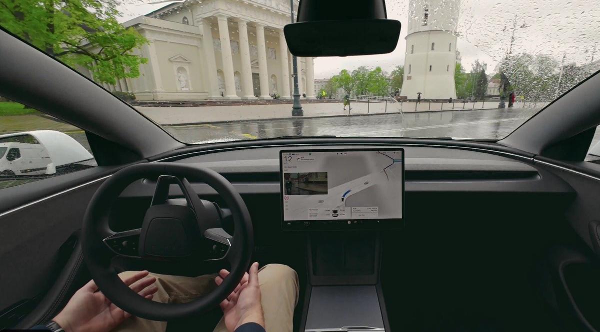Скриншот из аккаунта Tesla в соцсети X