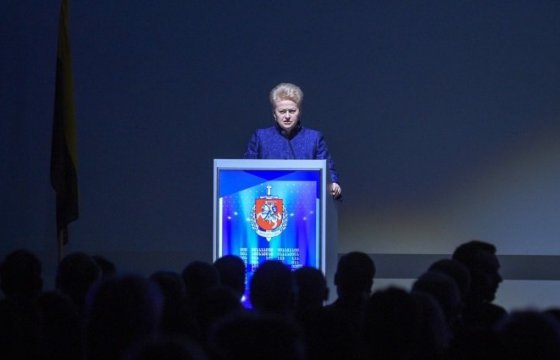 Президент Литвы получила орден за особые заслуги от прокурора