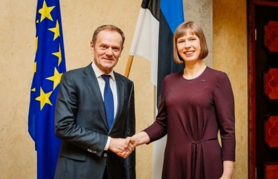 Президент Эстонии и глава Европейского совета обсудили санкции против России