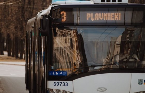 В период новогодних праздников общественный транспорт Риги будет бесплатным