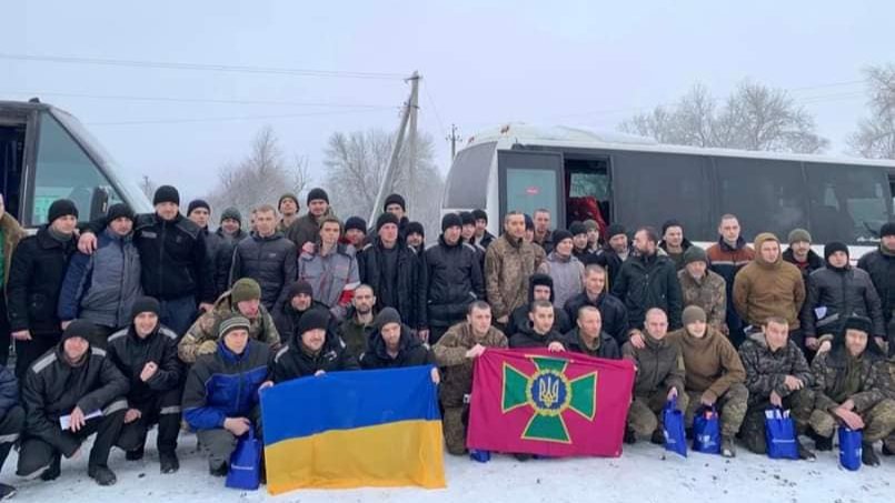 Украина вернула 116 военных из российского плена, а также тела трех добровольцев