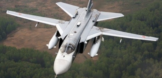 На сирийско-турецкой границе истребители Турции сбили российский бомбардировщик Су-24. Трансляция