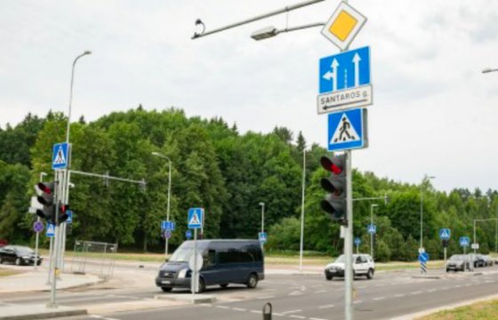 В Вильнюсе появилась новая трехполосная дорога
