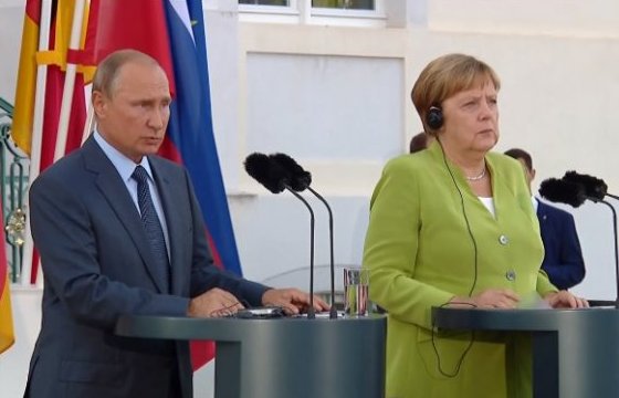 О чем говорили Меркель и Путин
