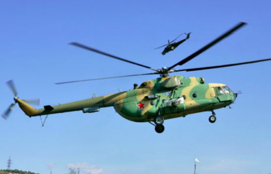 В Чечне разбился вертолет с пассажирами на борту