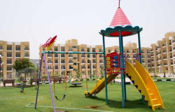 В Риге закрыли детские игровые площадки