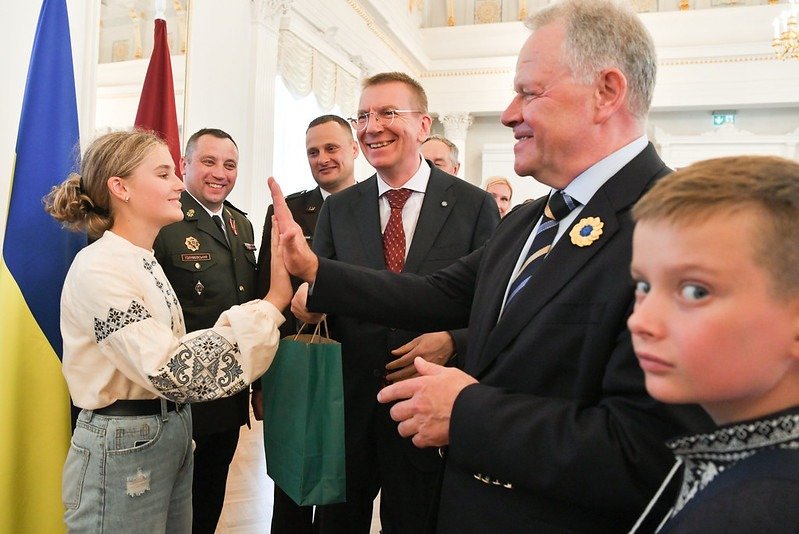 Фото: канцелярия президента Латвии