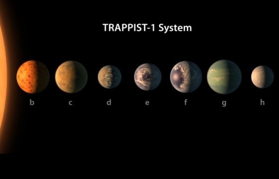 Специалисты NASA обнаружили за пределами солнечной системы семь планет размером с Землю