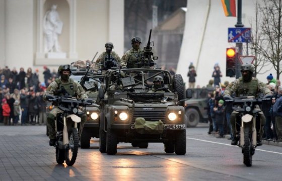 В Вильнюсе пройдет военный парад в честь столетия вооруженных сил